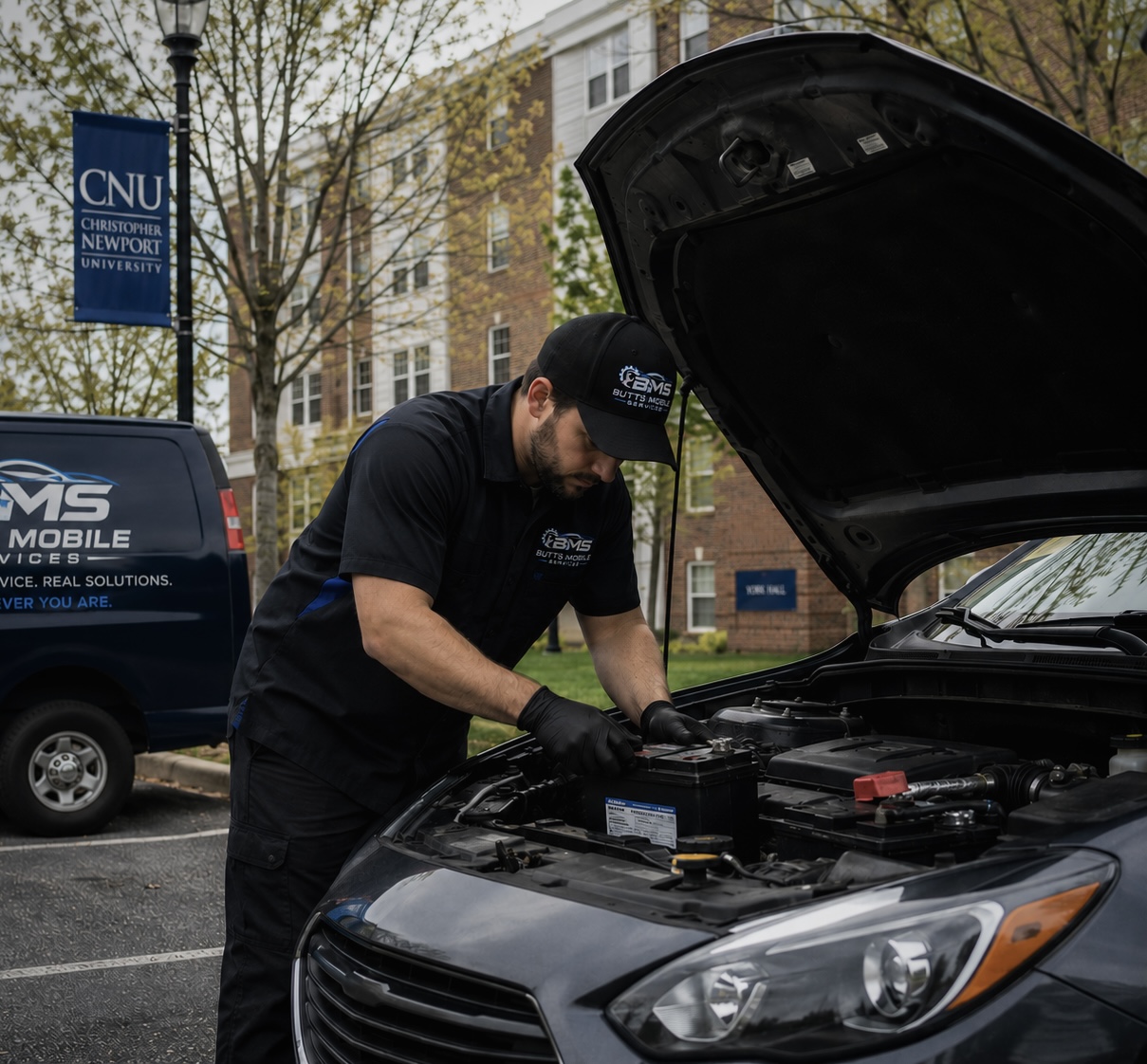 Emergency mobile mechanic roadside assistance in Hampton Roads Virginia